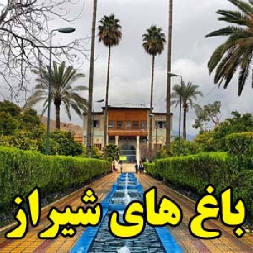 دانلود فایل باغ های شیراز