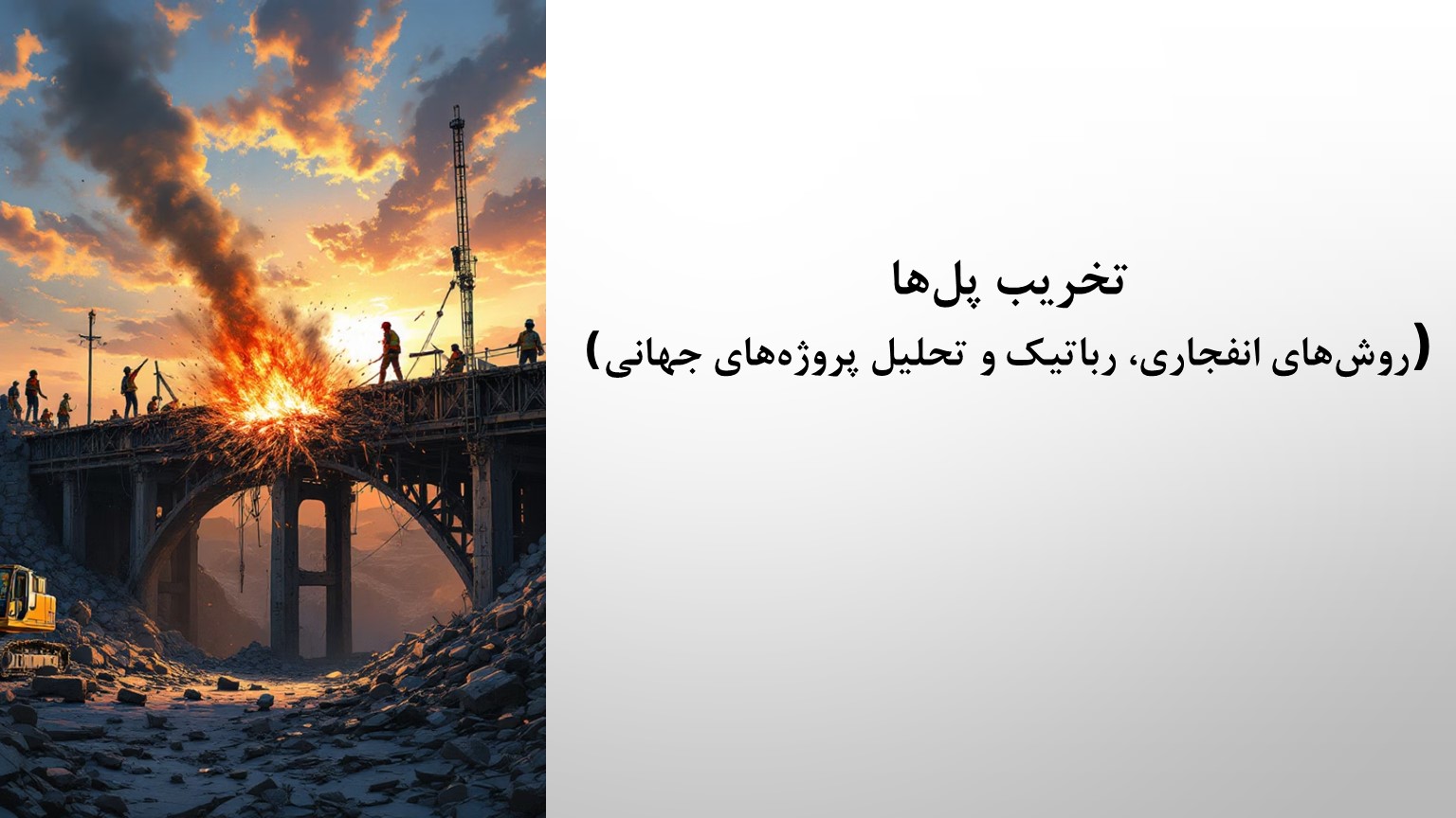 پاورپوینت تخریب پل ها